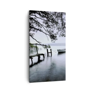 Bild auf Leinwand - Leinwandbild - Du ruhst dich schon aus - 45x80 cm