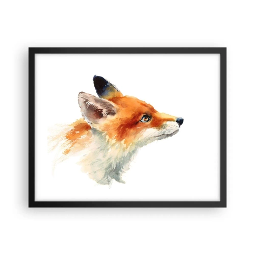 Poster in einem schwarzem Rahmen - Man kann nie vorsichtig genug sein - 50x40 cm
