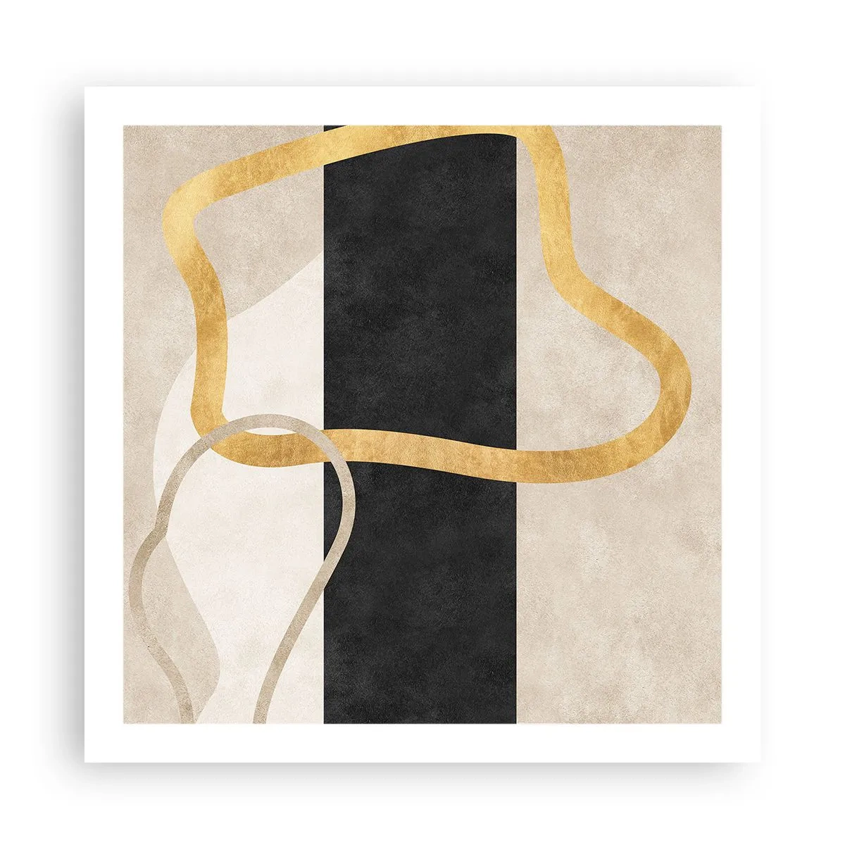 Poster - Schleifenformen - 60x60 cm