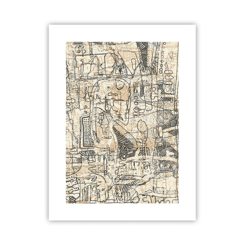 Poster - Es wartet darauf, entschlüsselt zu werden - 30x40 cm