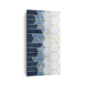 Bild auf Leinwand - Leinwandbild - Komposition im synkopischen Rhythmus - 45x80 cm