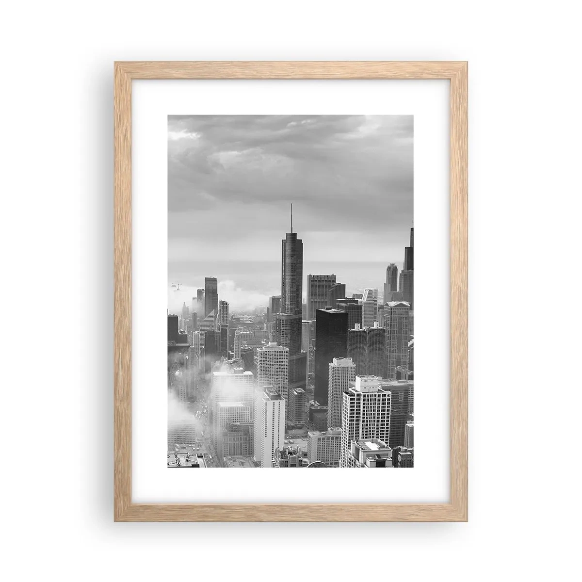 Poster in einem Rahmen aus heller Eiche - Amerikanische Landschaft - 30x40 cm