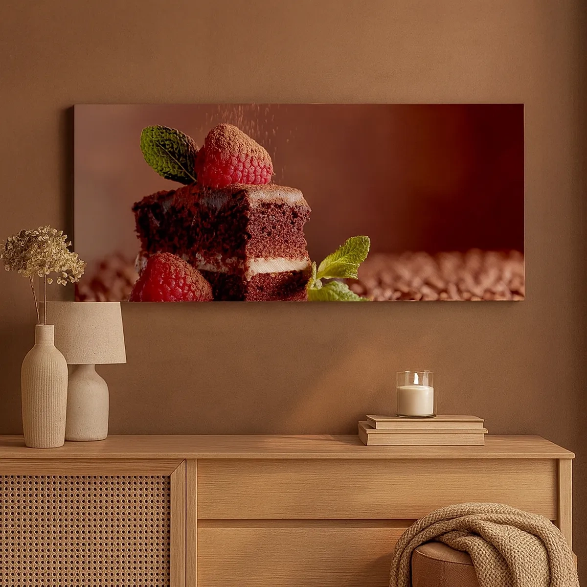 Bild auf Leinwand - Leinwandbild - Das Leben ist süß - 30x30 cm