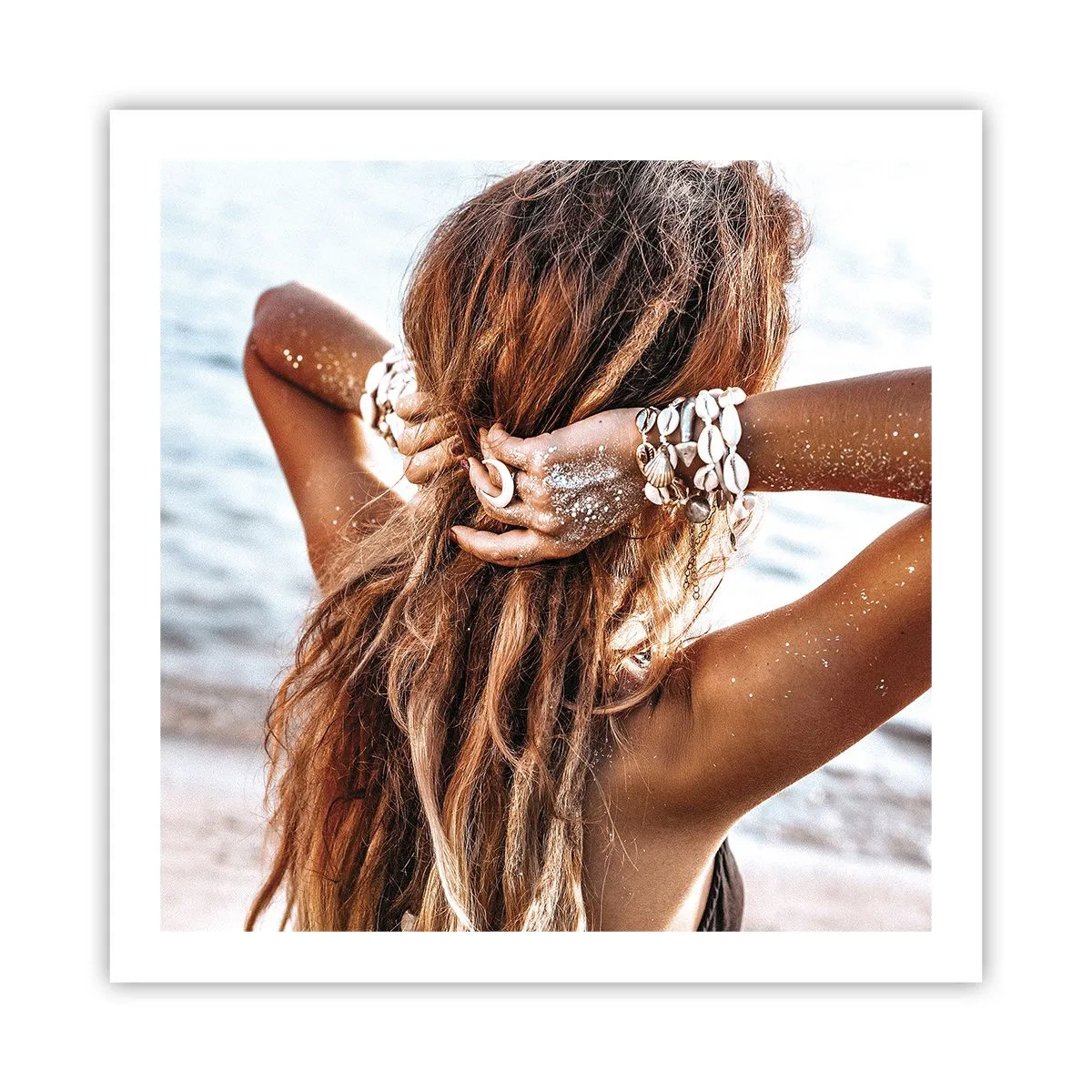 Poster - Eine Schwester von Wasser und Sonne - 60x60 cm