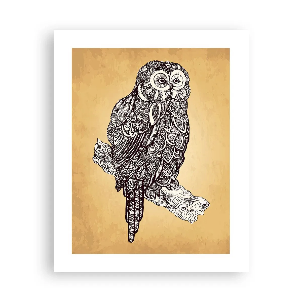 Poster - Kunstvolle Ornamente der Weisheit - 40x50 cm