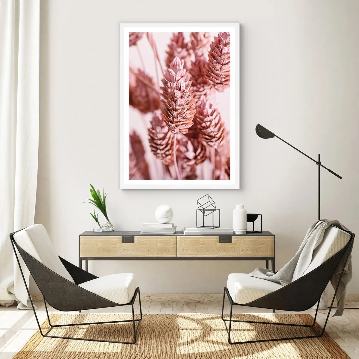 Poster in einem weißen Rahmen - Scheinbar unauffällig - 70x100 cm