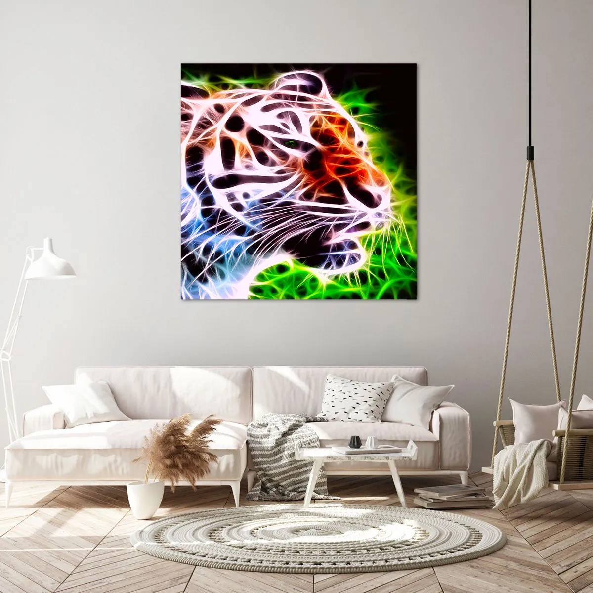 Bild auf Leinwand - Leinwandbild - Schreckliche Aura - 30x30 cm