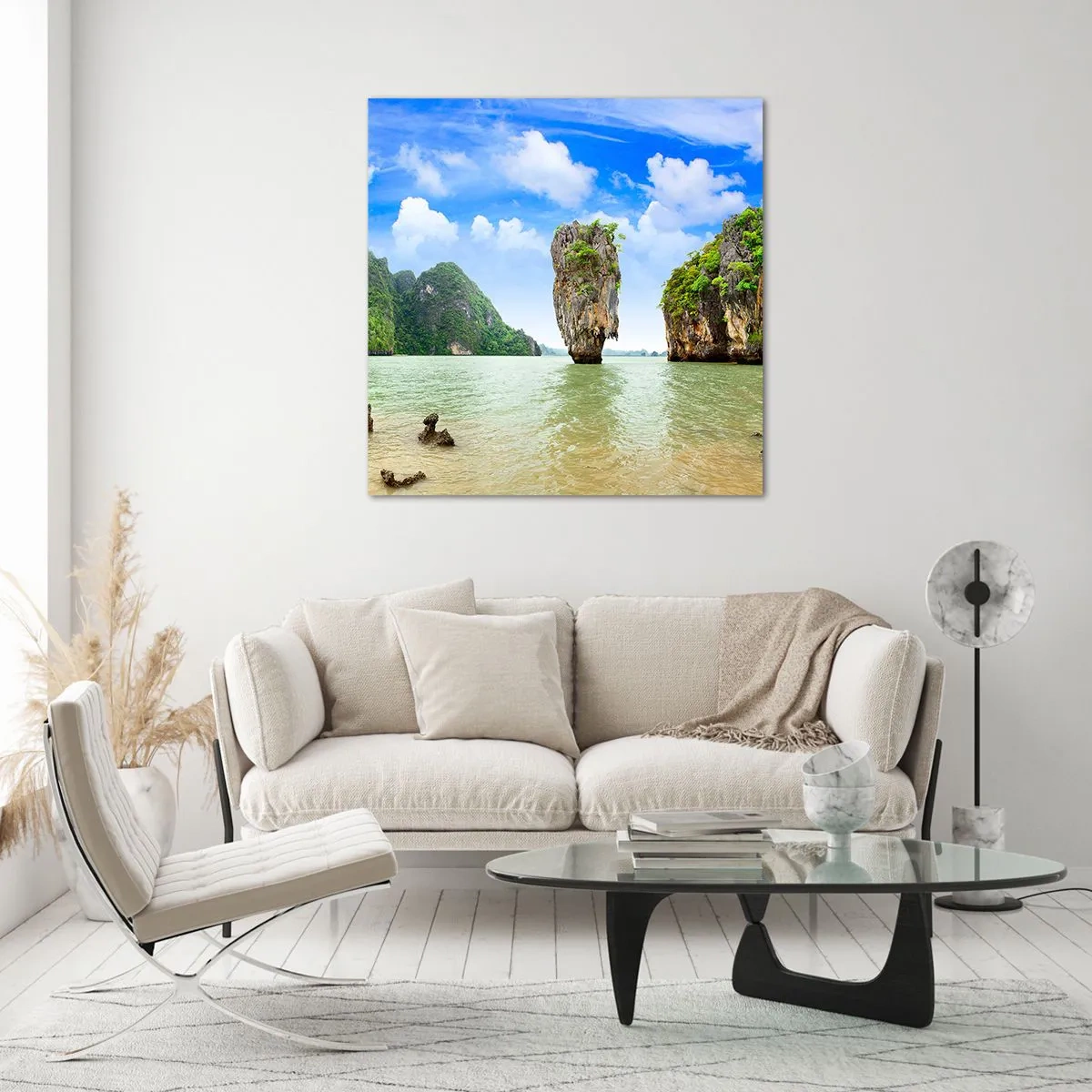 Glasbild - Bild auf glas - Felsige Wunder der Natur - 60x60 cm