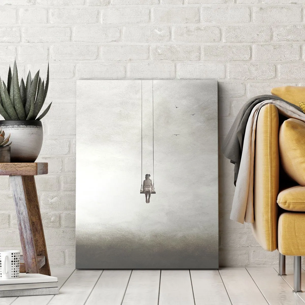 Bild auf Leinwand - Leinwandbild - Ein Kind in uns - 45x80 cm