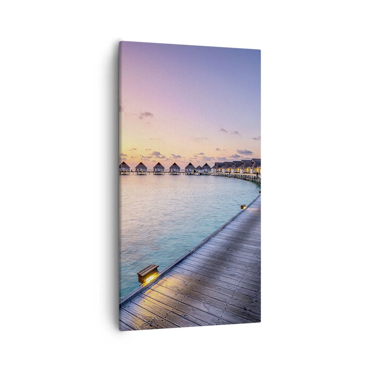 Bild auf Leinwand - Leinwandbild - Urlaub - zurück zu den Quellen - 55x100 cm