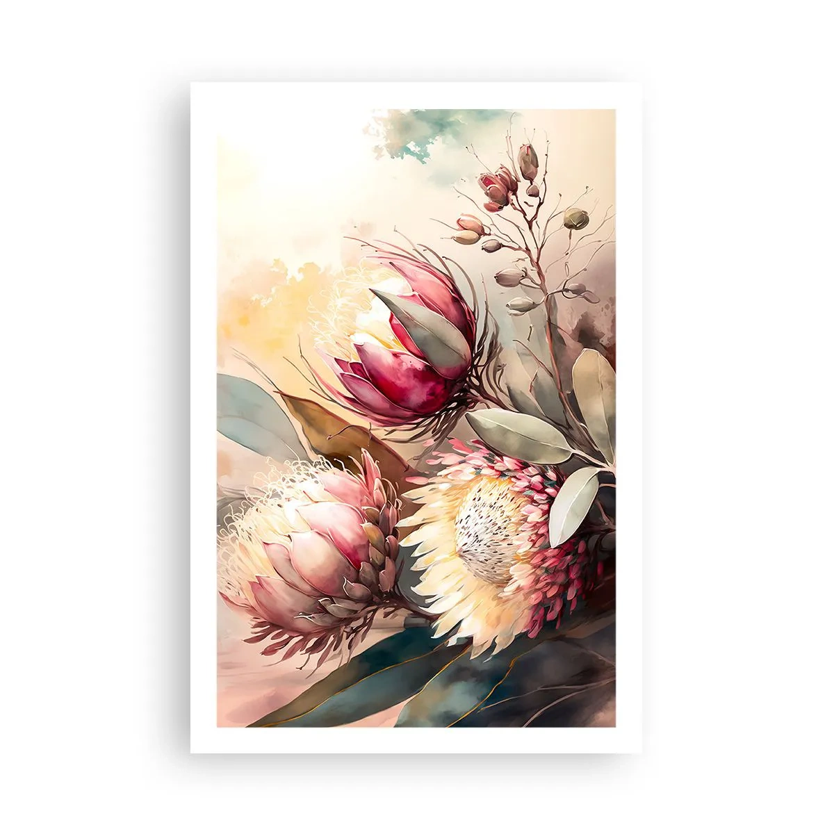 Poster - Im Profil und en face - 61x91 cm