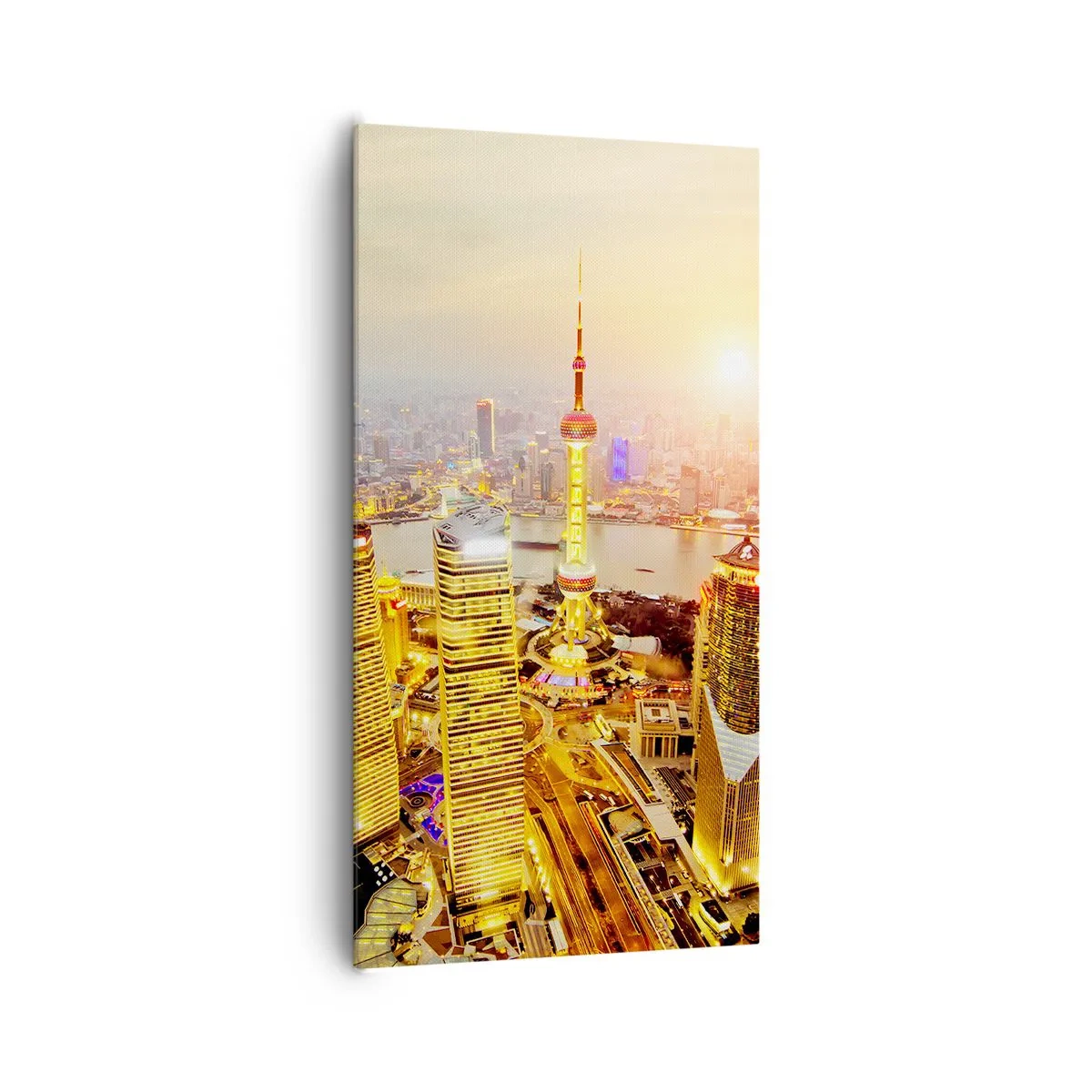 Bild auf Leinwand - Leinwandbild - Asiatischer Traum - 65x120 cm