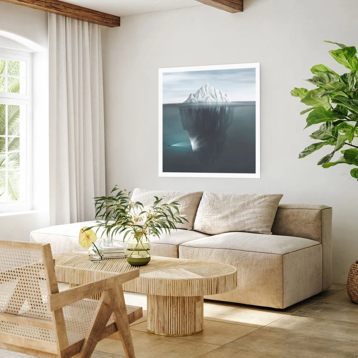 Poster - Unterwassergeheimnis - 30x30 cm