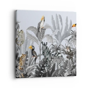 Bild auf Leinwand - Leinwandbild - Afrikanisches Märchen - 40x40 cm