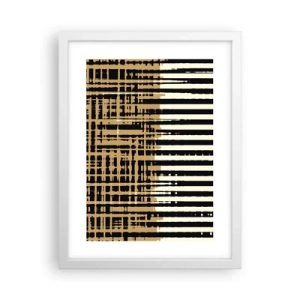 Poster in einem weißen Rahmen - Architektonische Abstraktion - 30x40 cm