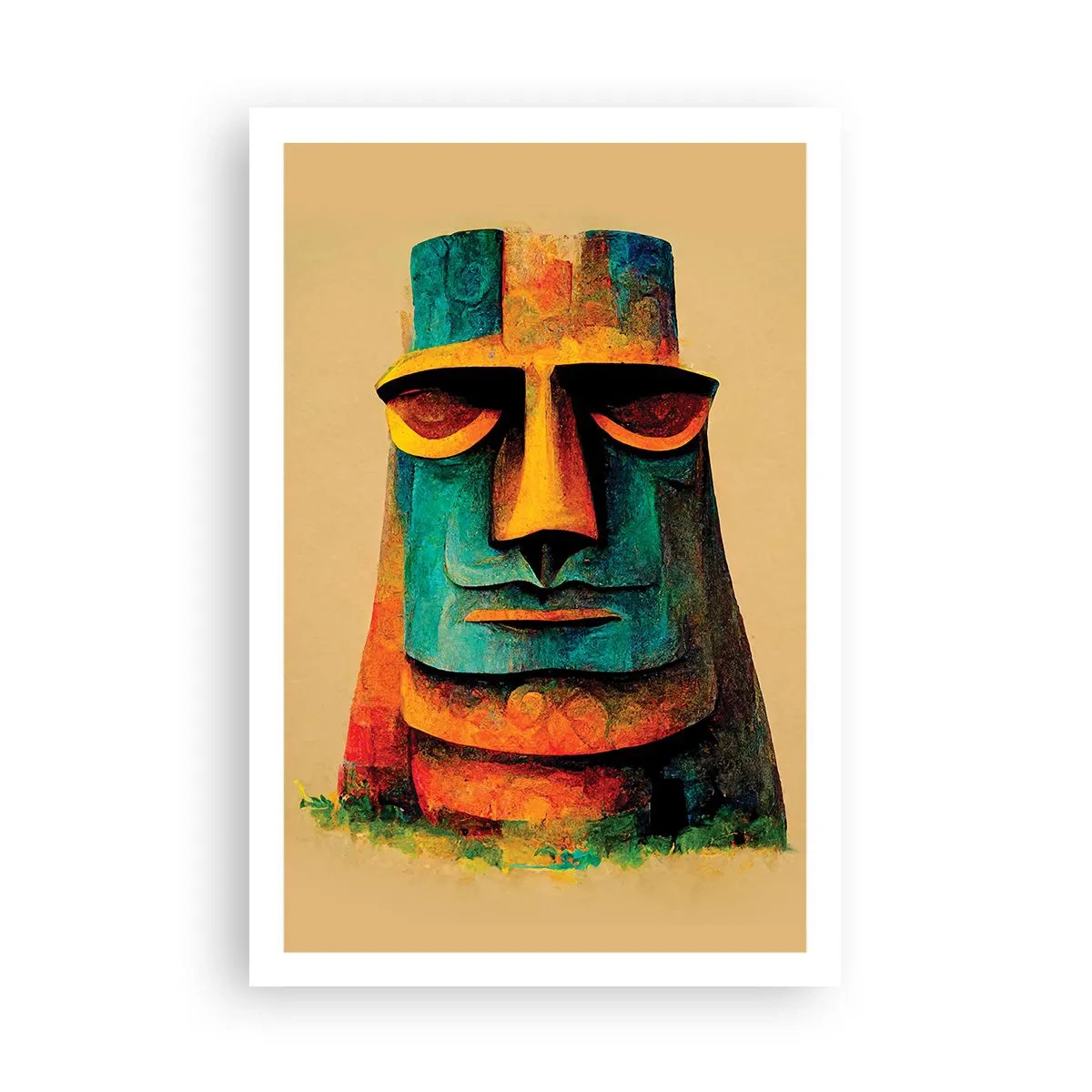 Poster - Statuenhaft und sympathisch - 61x91 cm