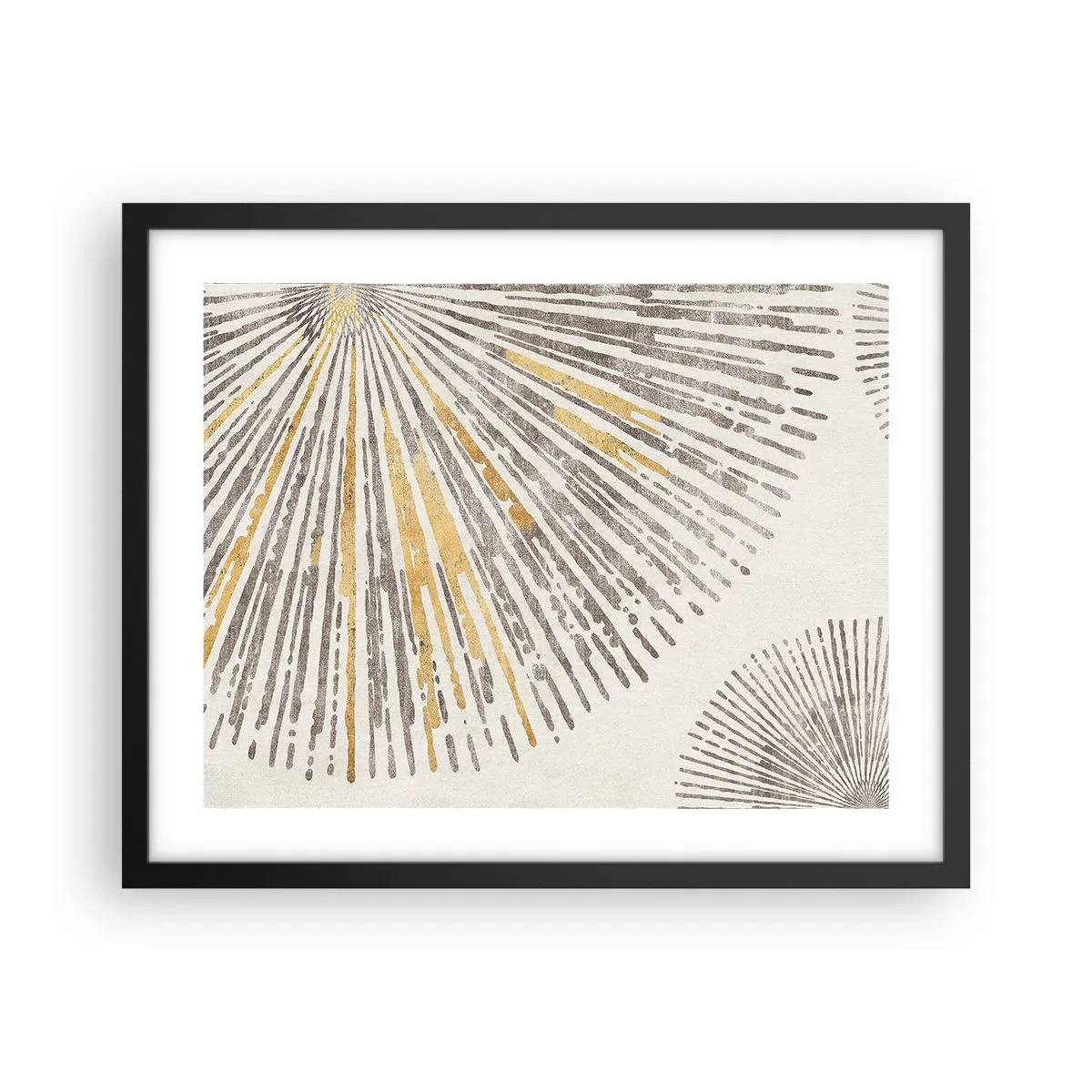 Poster in einem schwarzem Rahmen - Schönheit des Strahls - 50x40 cm