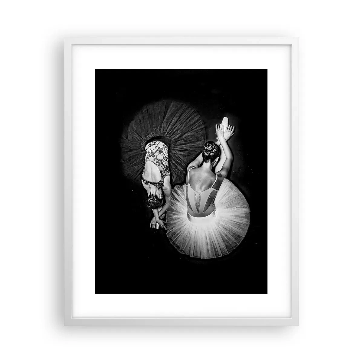 Poster in einem weißen Rahmen - Jin und Jang – perfekte Balance - 40x50 cm