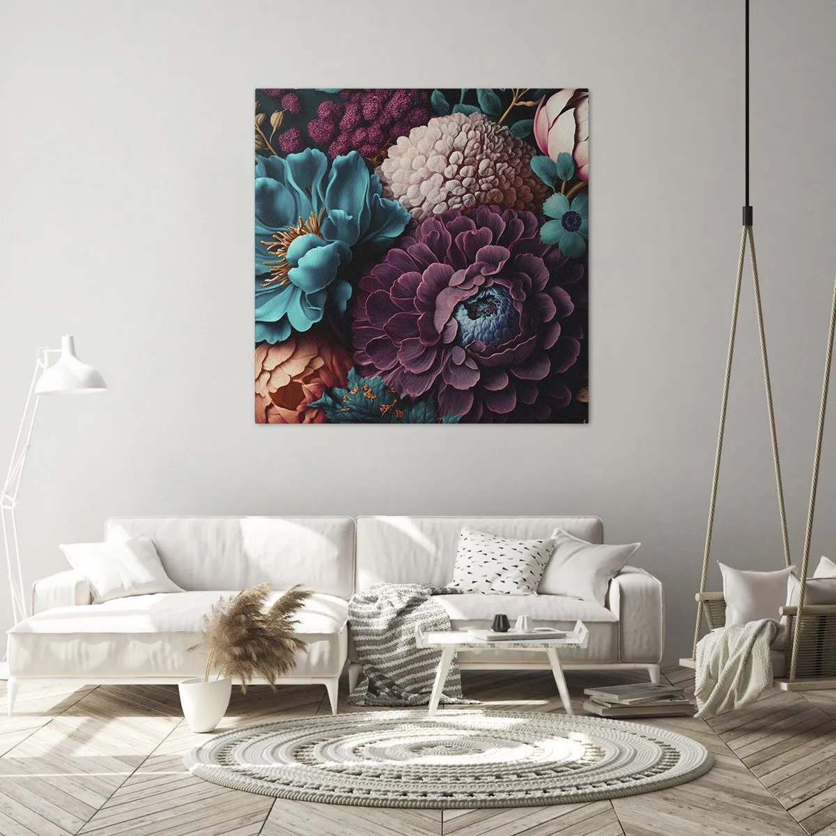Bild auf Leinwand - Leinwandbild - Natur in Hülle und Fülle - 50x50 cm