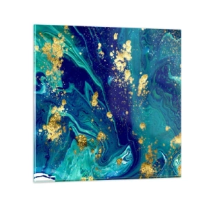 Glasbild - Bild auf glas - Die Blütenblätter der Sonne - 50x50 cm