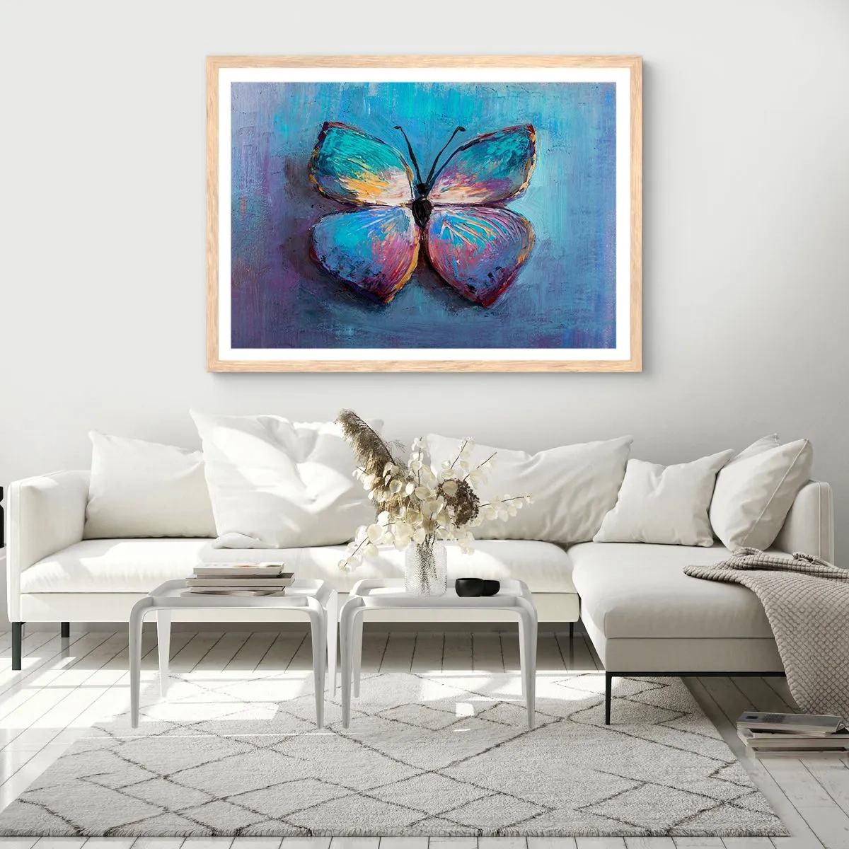 Poster in einem Rahmen aus heller Eiche - In all seiner Pracht - 40x30 cm