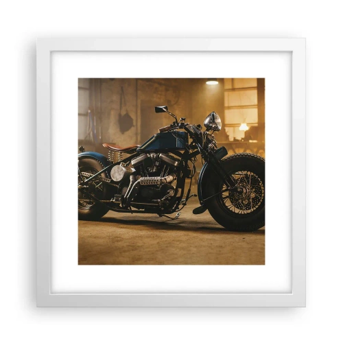 Poster in einem weißen Rahmen - Ich kann alles  - 30x30 cm