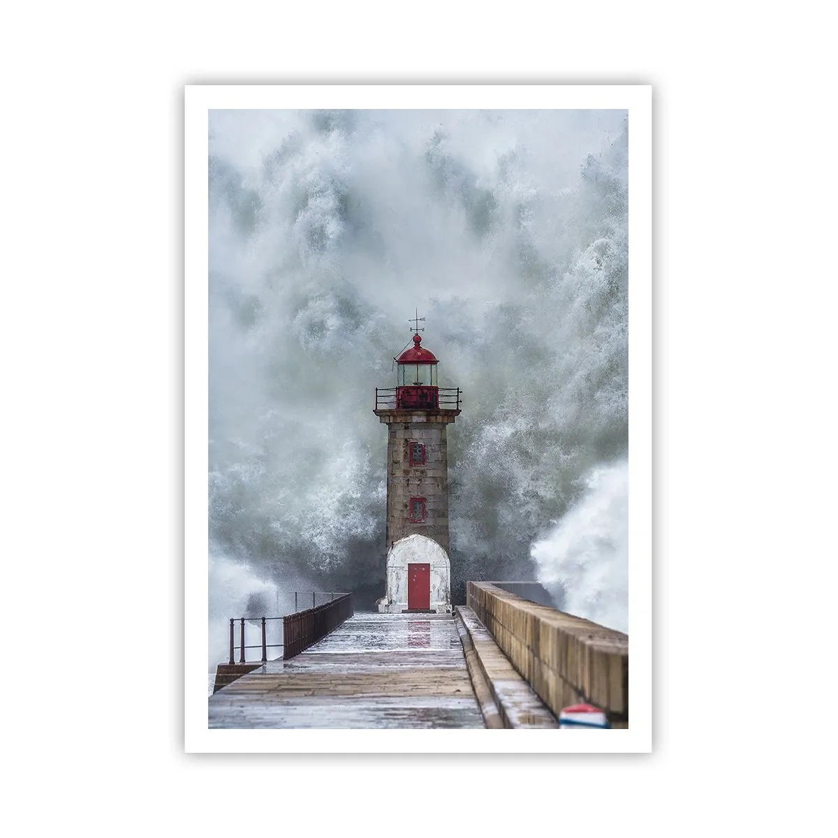 Poster - Das Rauschen des Wassers, der Lärm wird wehen - 70x100 cm