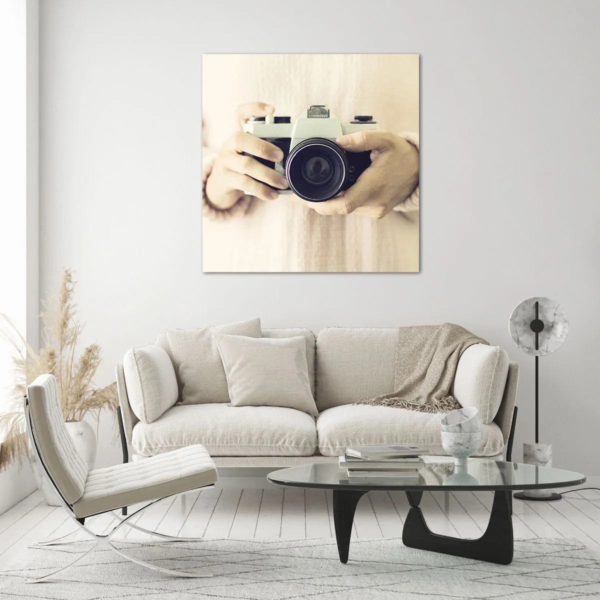 Glasbild - Bild auf glas - Um mehr zu sehen ... - 30x30 cm