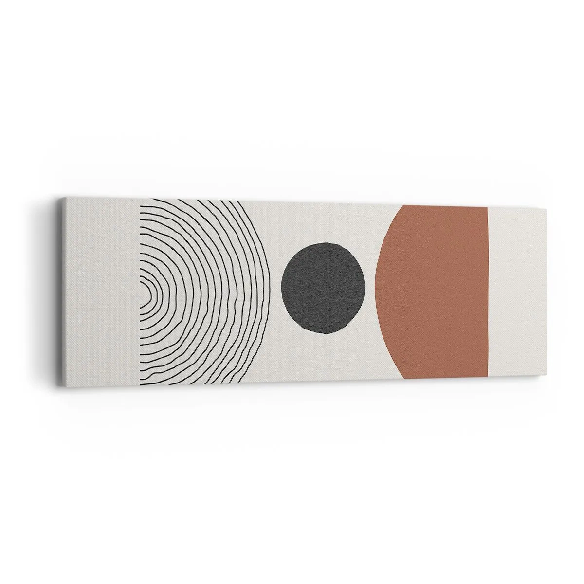 Bild auf Leinwand - Leinwandbild - Das Zentrum der Aufmerksamkeit - 90x30 cm