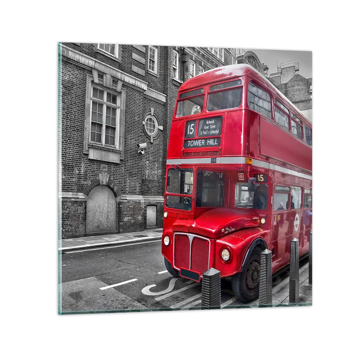 Glasbild - Bild auf glas - Immer gleich - 50x50 cm