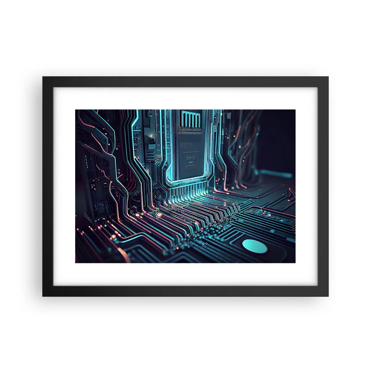 Poster in einem schwarzem Rahmen - Ich denke nur… - 40x30 cm