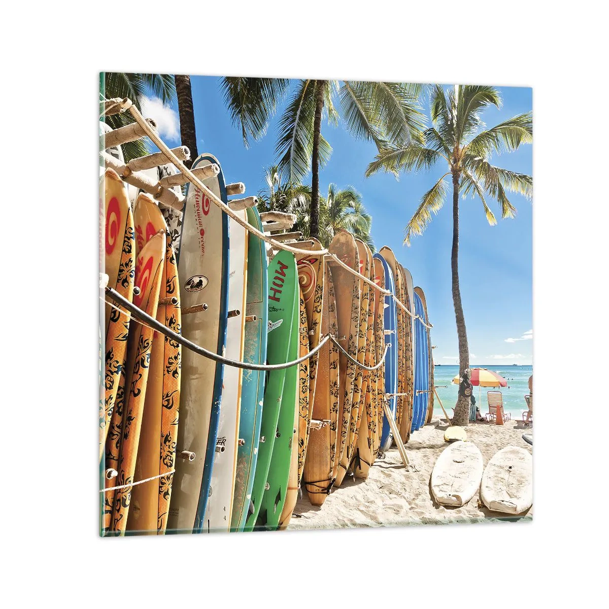 Glasbild - Bild auf glas - Sonniger Spaß - 50x50 cm