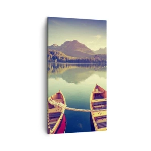 Bild auf Leinwand - Leinwandbild - Lebe nach ihren Gesetzen - 45x80 cm