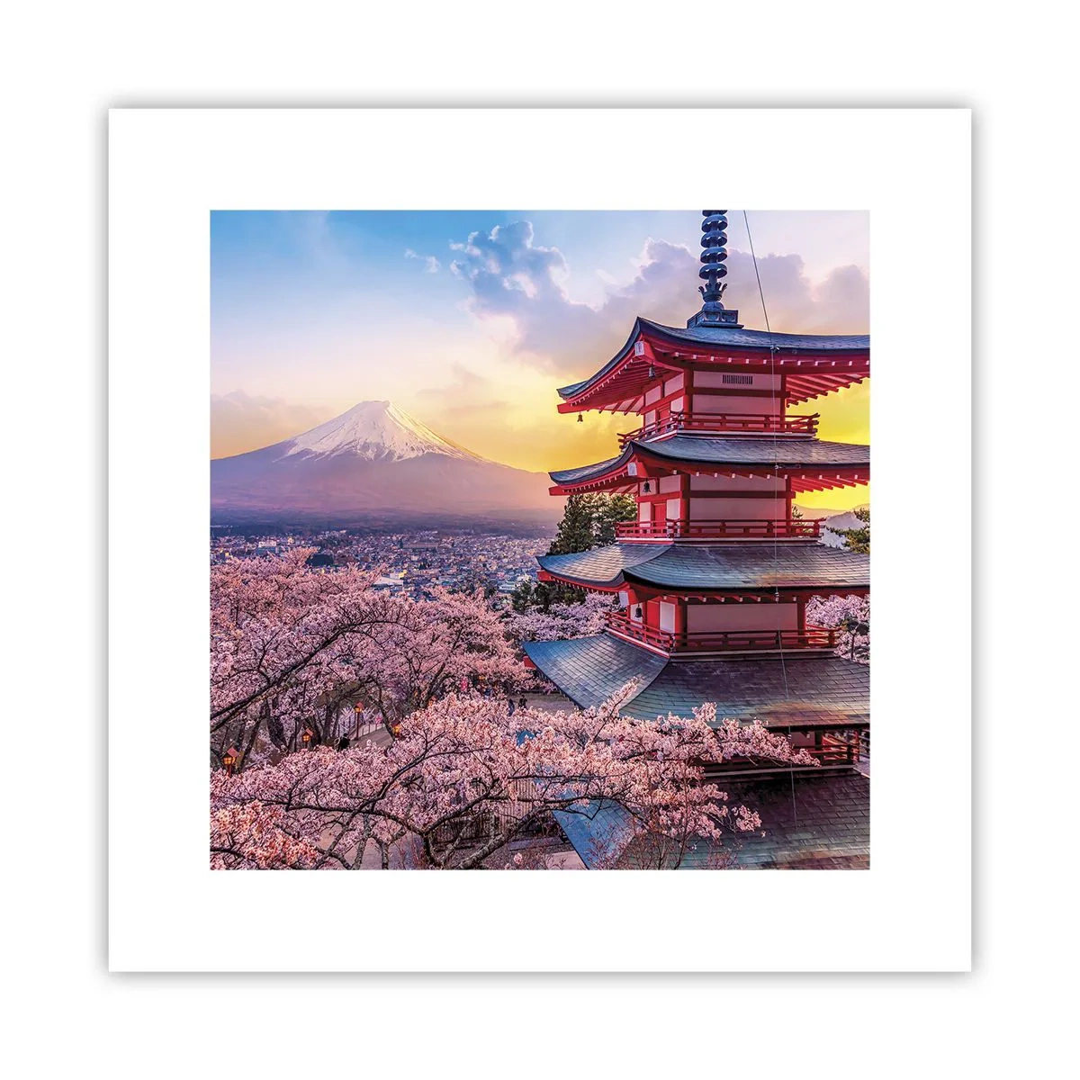 Poster - Die Essenz des japanischen Geistes - 30x30 cm