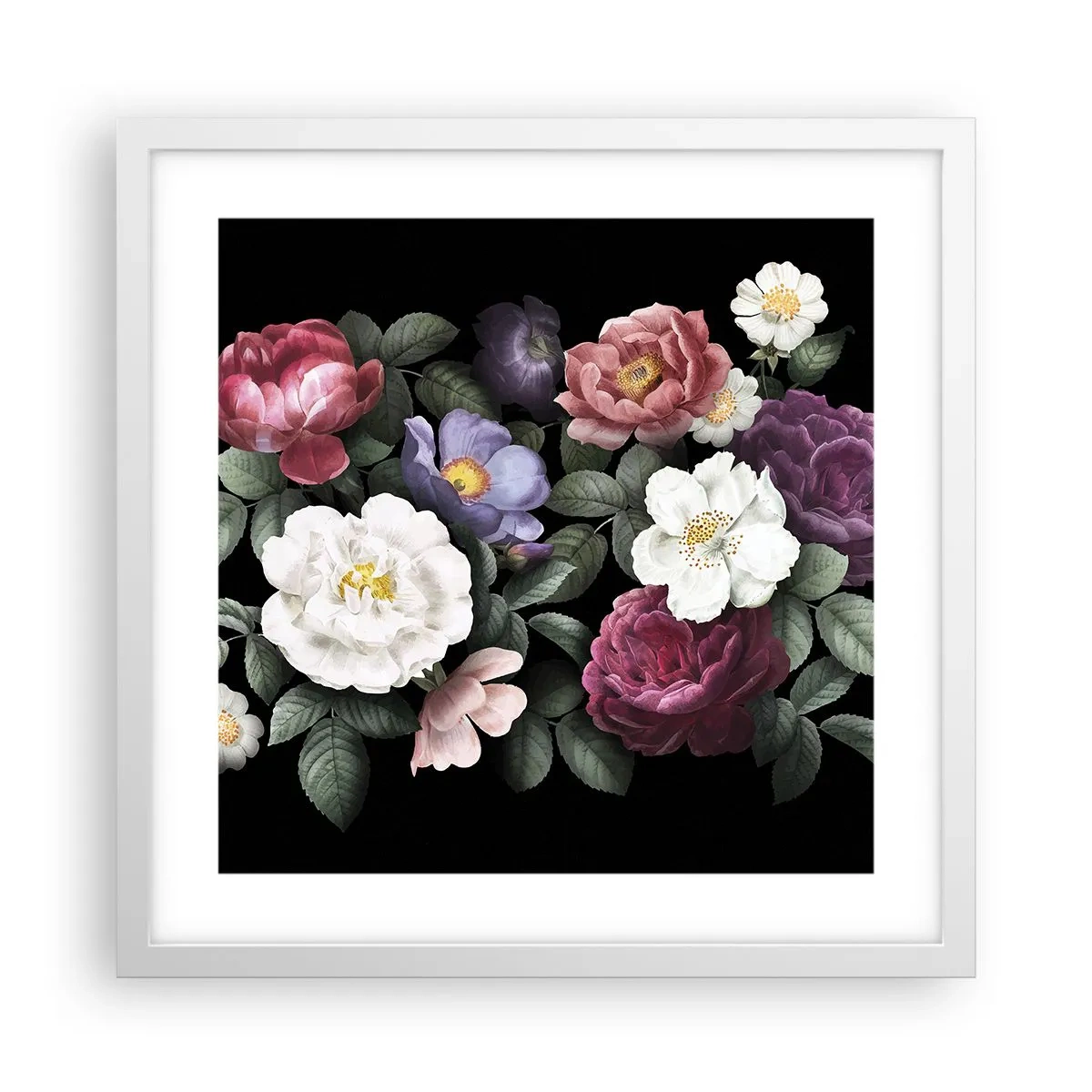 Poster in einem weißen Rahmen - Aus dem Englischen Garten - 40x40 cm