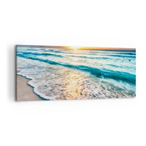 Bild auf Leinwand - Leinwandbild - Ein Blick lohnt sich - 100x40 cm