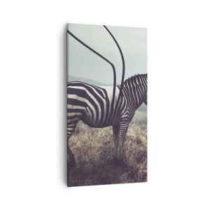 Bild auf Leinwand - Leinwandbild - Achtung! Fehler - 55x100 cm