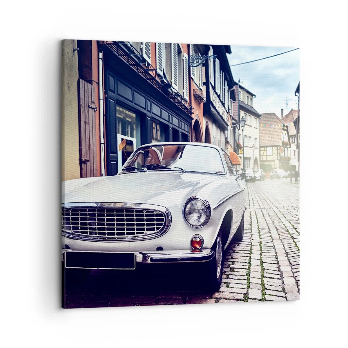 Bild auf Leinwand - Leinwandbild - Die Vergangenheit ist heute - 50x50 cm