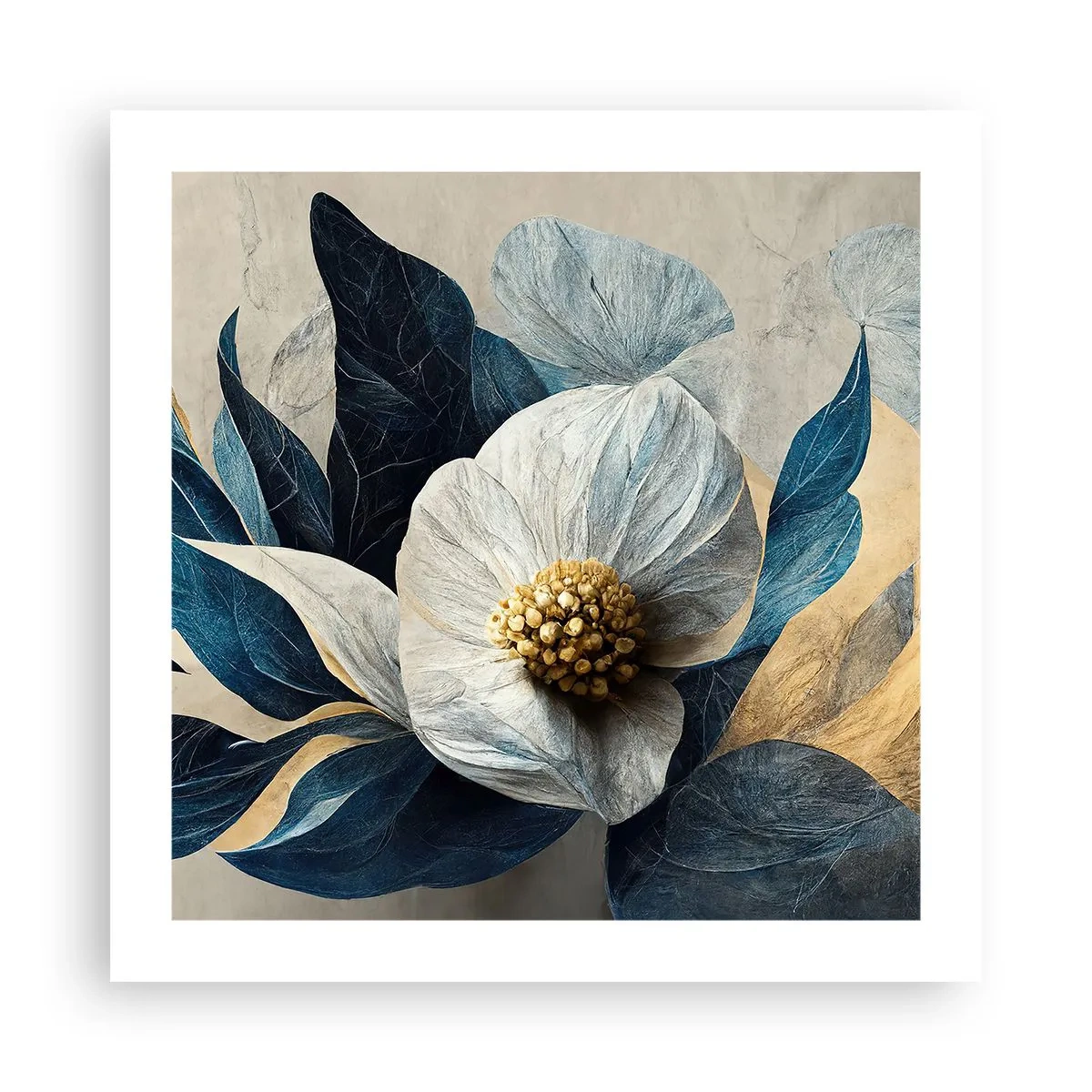 Poster - Er hat ein Herz aus Gold - 50x50 cm