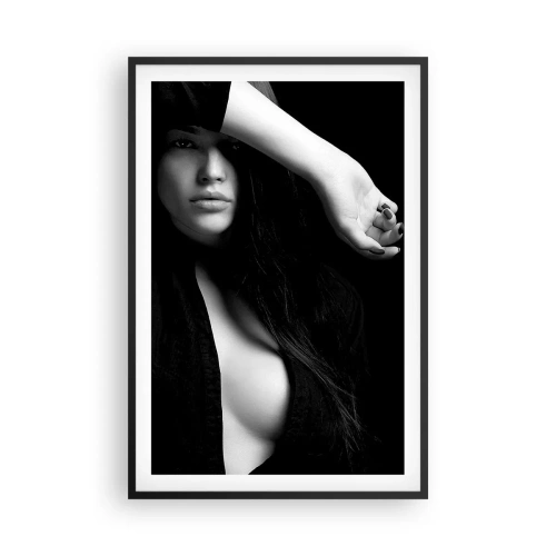 Poster in einem schwarzem Rahmen - Schule der Verführung - 61x91 cm