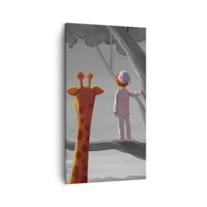 Bild auf Leinwand - Leinwandbild - Das passiert wirklich - 45x80 cm