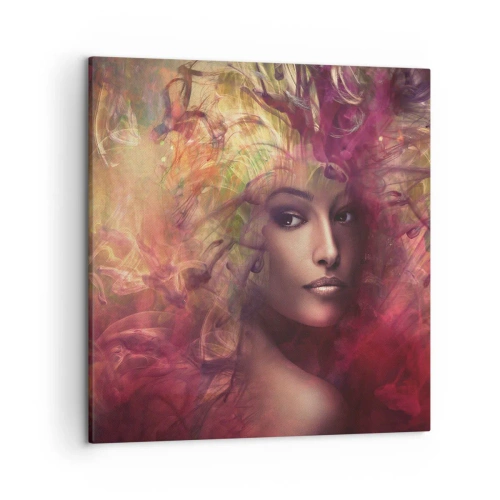 Bild auf Leinwand - Leinwandbild - Ich bin hier! - 50x50 cm