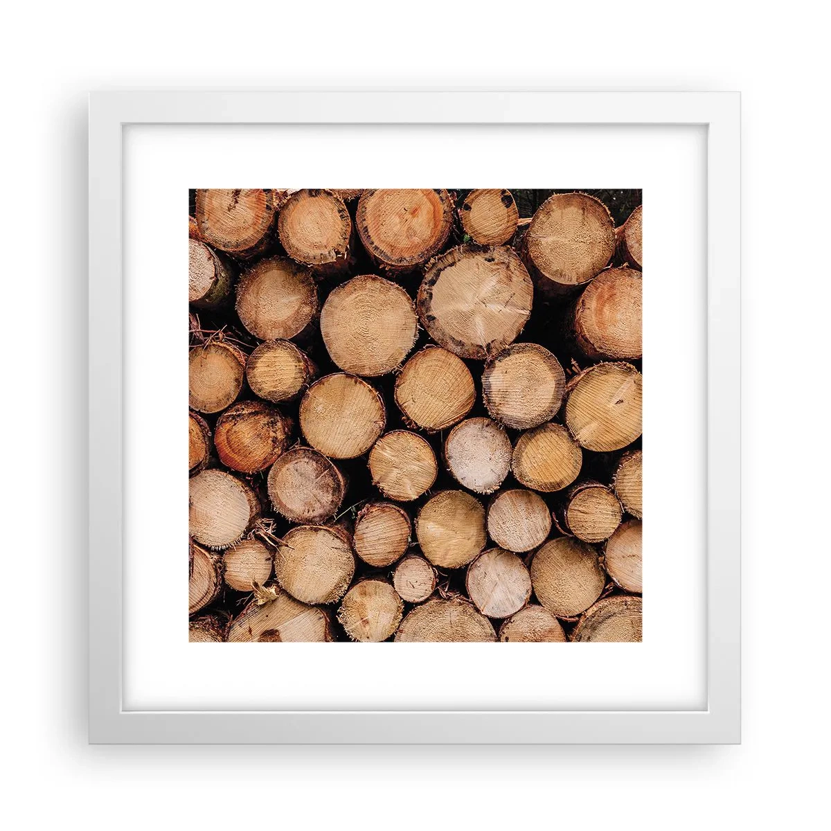 Poster in einem weißen Rahmen - Ein neuer Anfang - 30x30 cm