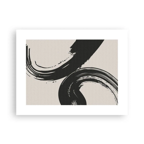 Poster - Ausladend und kreisförmig - 40x30 cm