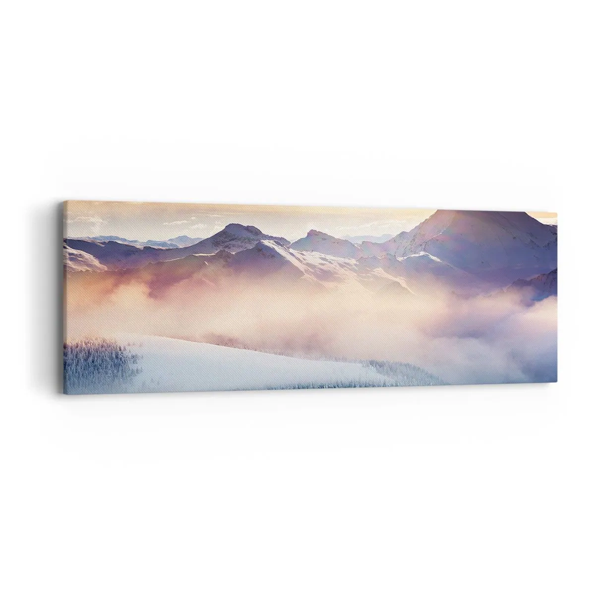 Bild auf Leinwand - Leinwandbild - Die Kraft und Reinheit der Natur - 90x30 cm
