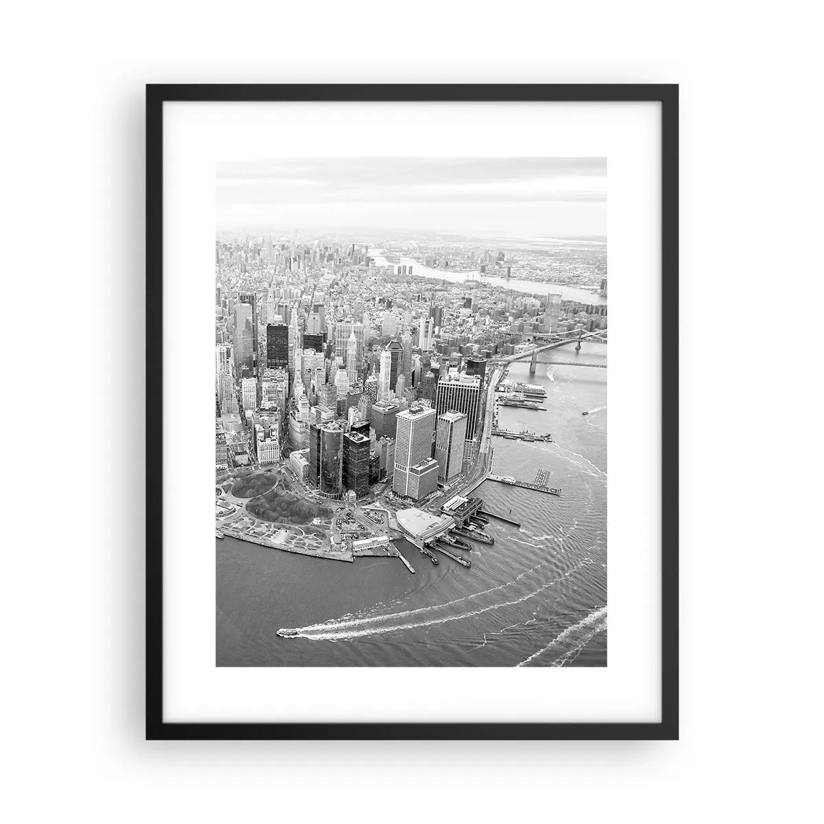 Poster in einem schwarzem Rahmen - Und wie kann es man nicht lieben? - 40x50 cm