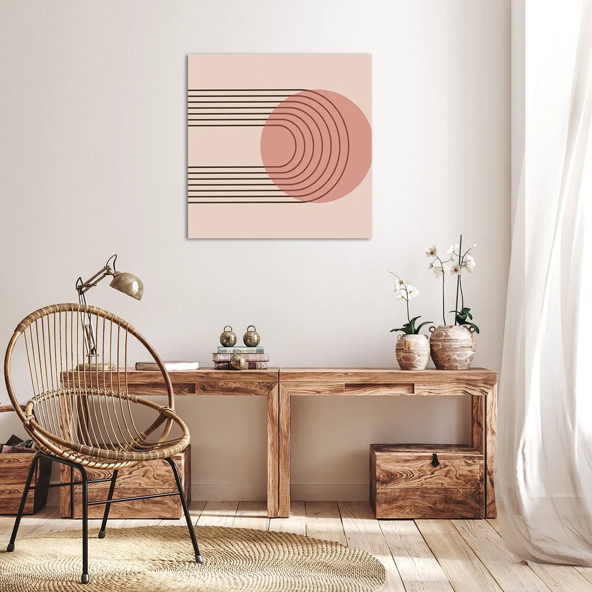 Bild auf Leinwand - Leinwandbild - Unwiderstehliche Anziehungskraft - 70x70 cm