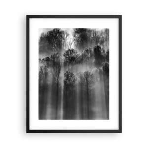 Poster in einem schwarzem Rahmen - In Lichtstrahlen - 40x50 cm