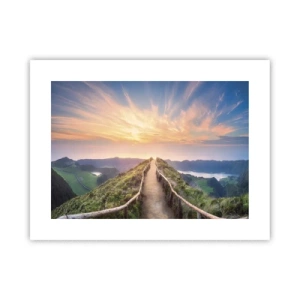 Poster - Nah am Himmel - 40x30 cm