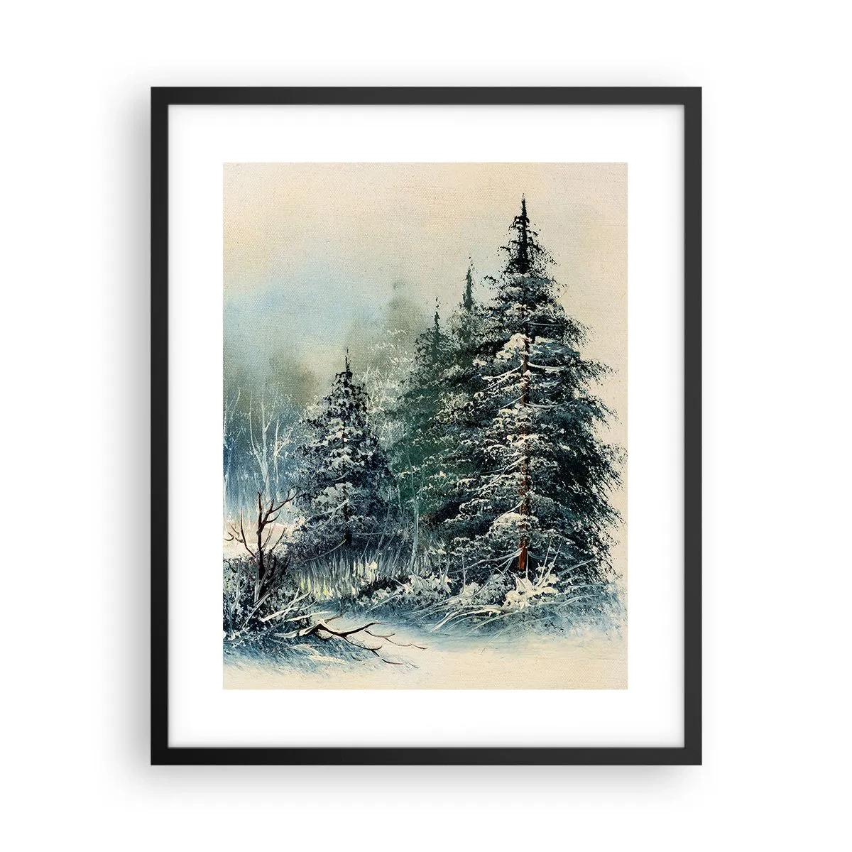 Poster in einem schwarzem Rahmen - Bereit für Weihnachten - 40x50 cm